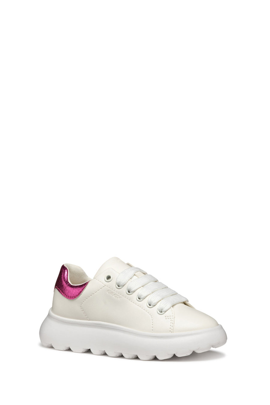 Geox Girls White Puffypop Sneakers