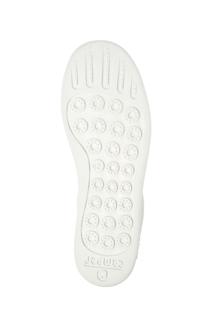 Camper Men's White Peu Touring Leather Sneaker