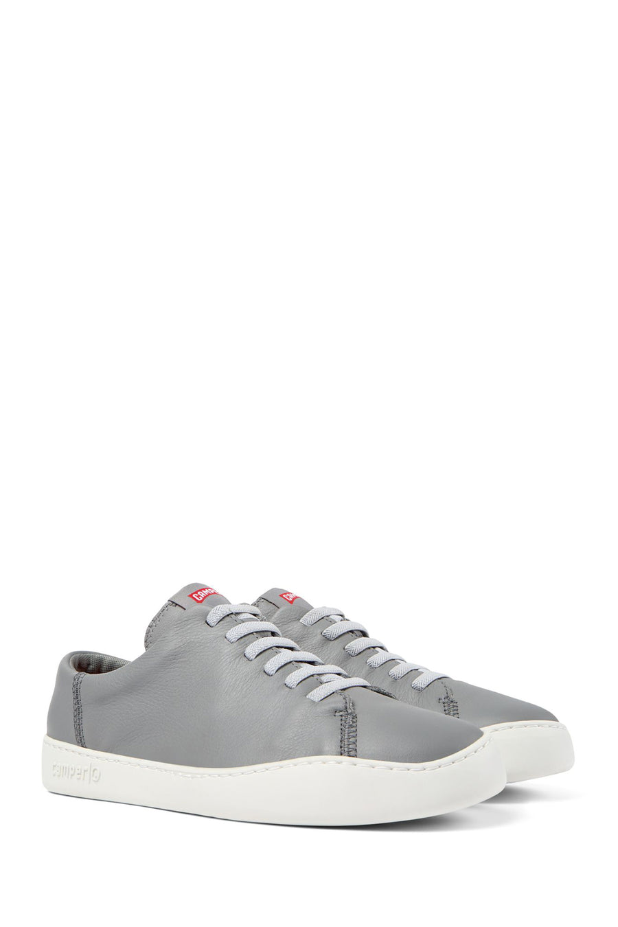 Camper Men's Gray Peu Touring Leather Sneaker