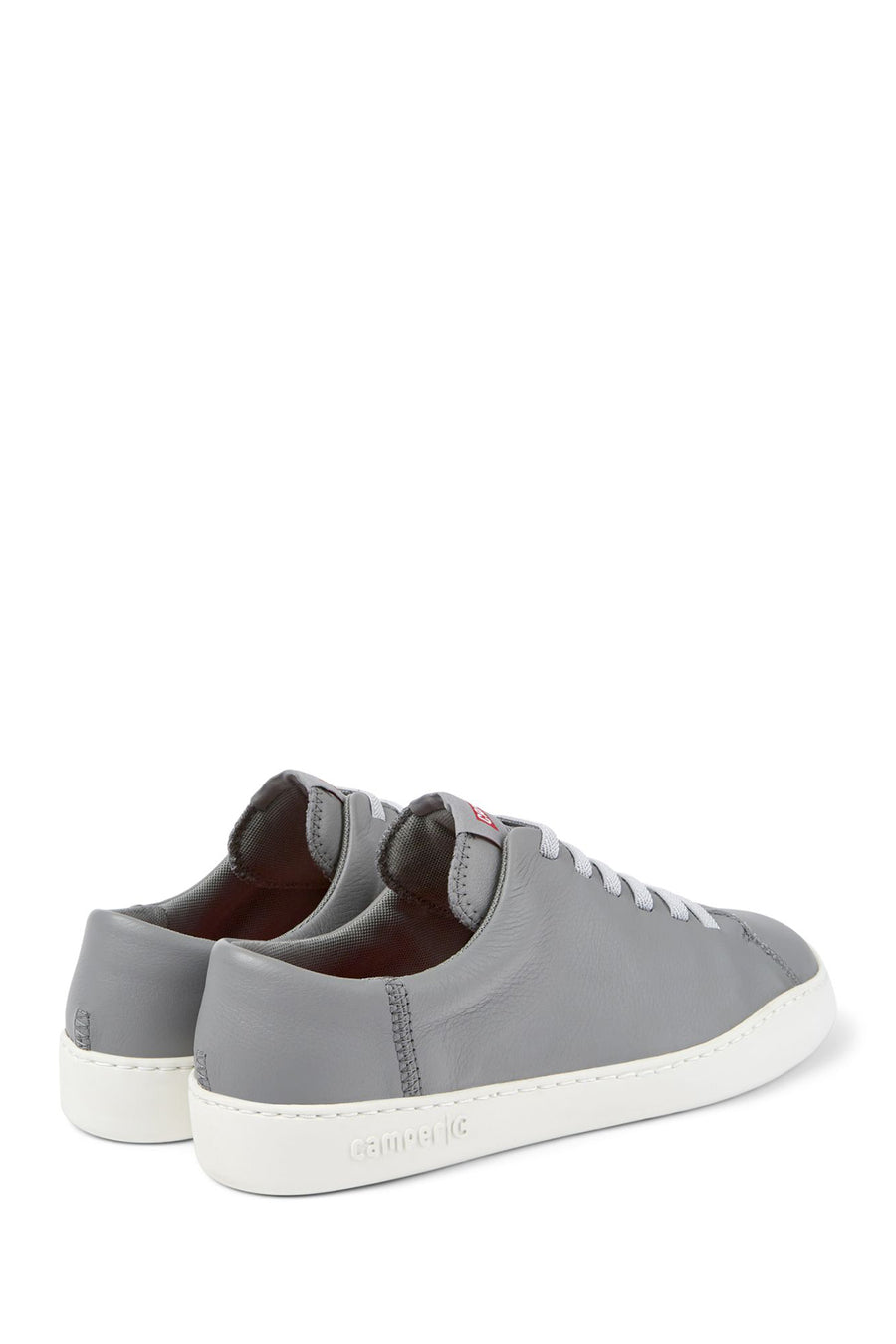 Camper Men's Gray Peu Touring Leather Sneaker