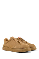Camper Men's Brown Runner Leather Sneaker | Derimod