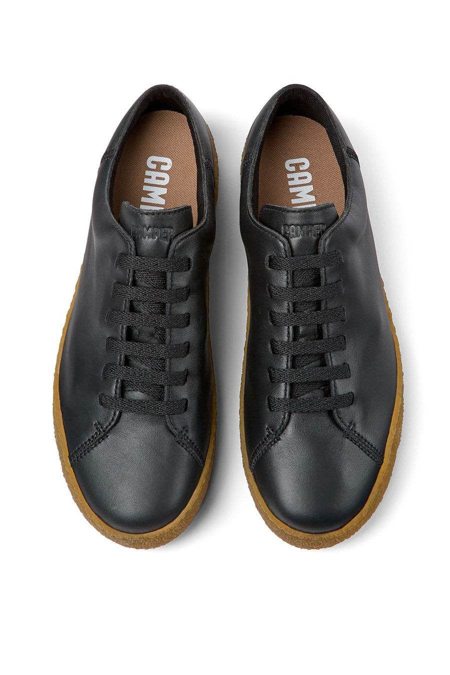 Camper Men's Black Peu Terreno Leather Sneaker