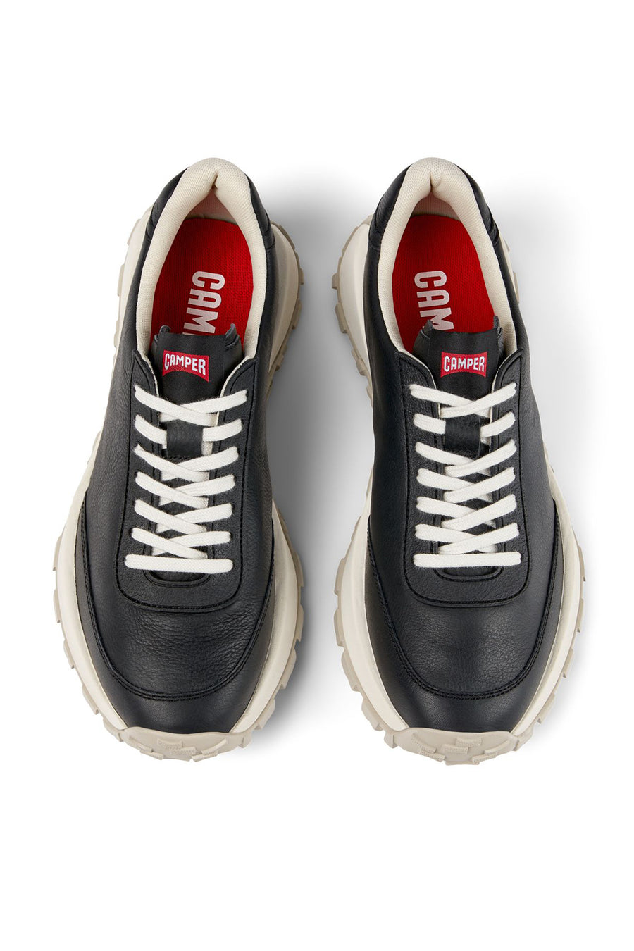 Camper Men's Black Drift Trail Vibram Lace-up Sneaker