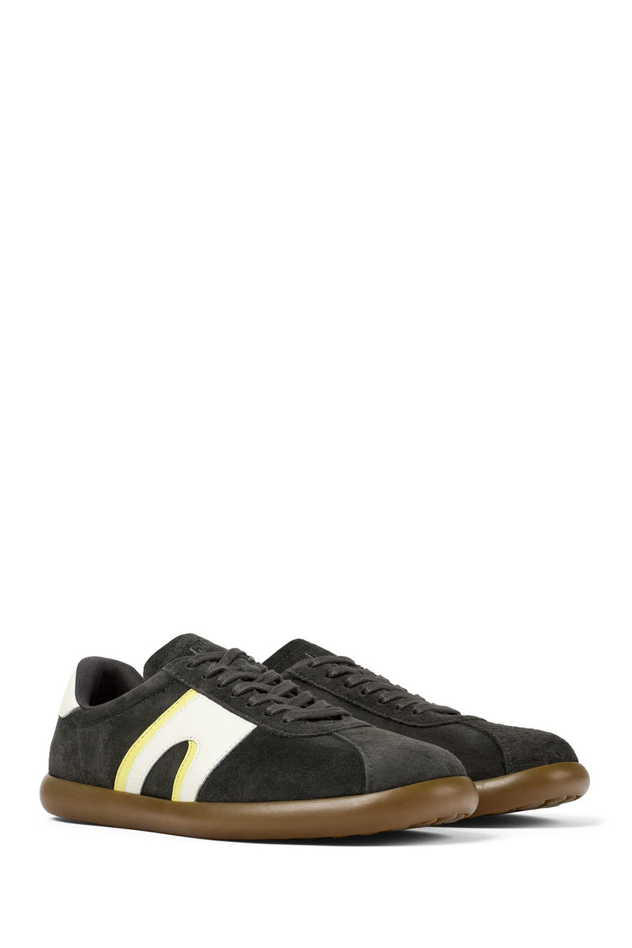 Camper Men's Gray Pelotas Soller Lace-up Sneaker