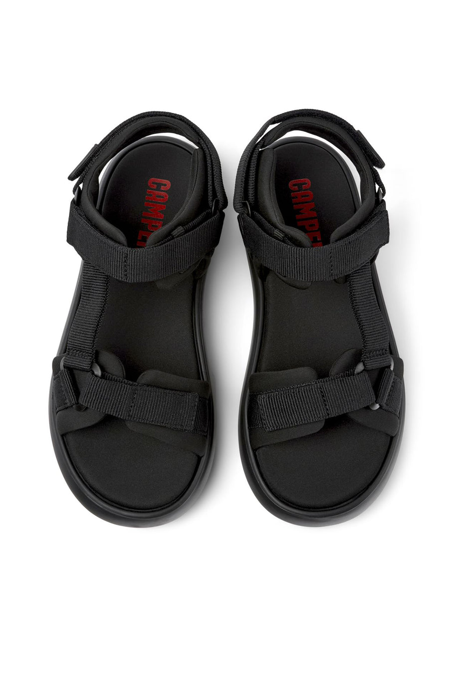 Camper Men's Black Pelotas Flota Sandals