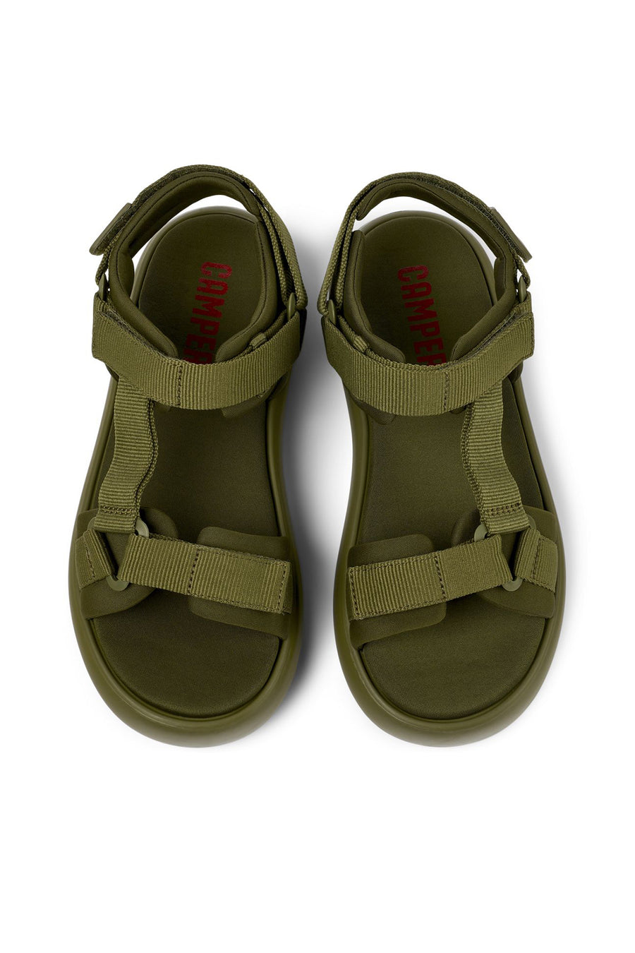 Camper Men's Green Pelotas Flota Sandals