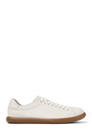 Camper Men's White Pelotas Soller Lace-up Leather Sneaker | Derimod