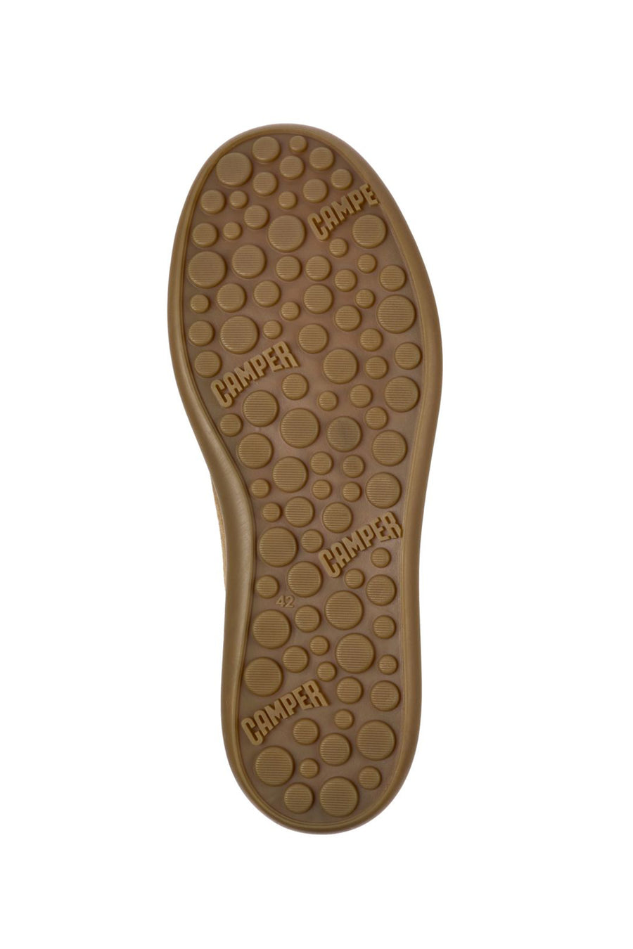 Camper Erkek Kahverengi Pelotas Soller Bağcıklı Deri Sneaker