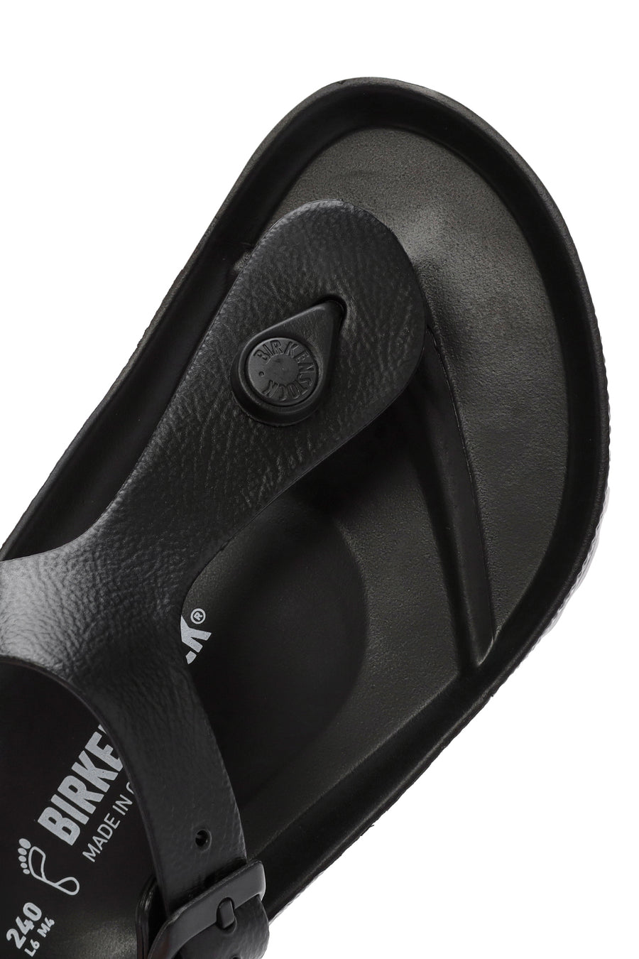 Birkenstock Kadın Siyah Parmak Arası Gizeh Eva Terlik
