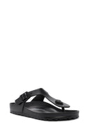 Birkenstock Kadın Siyah Parmak Arası Gizeh Eva Terlik | Derimod