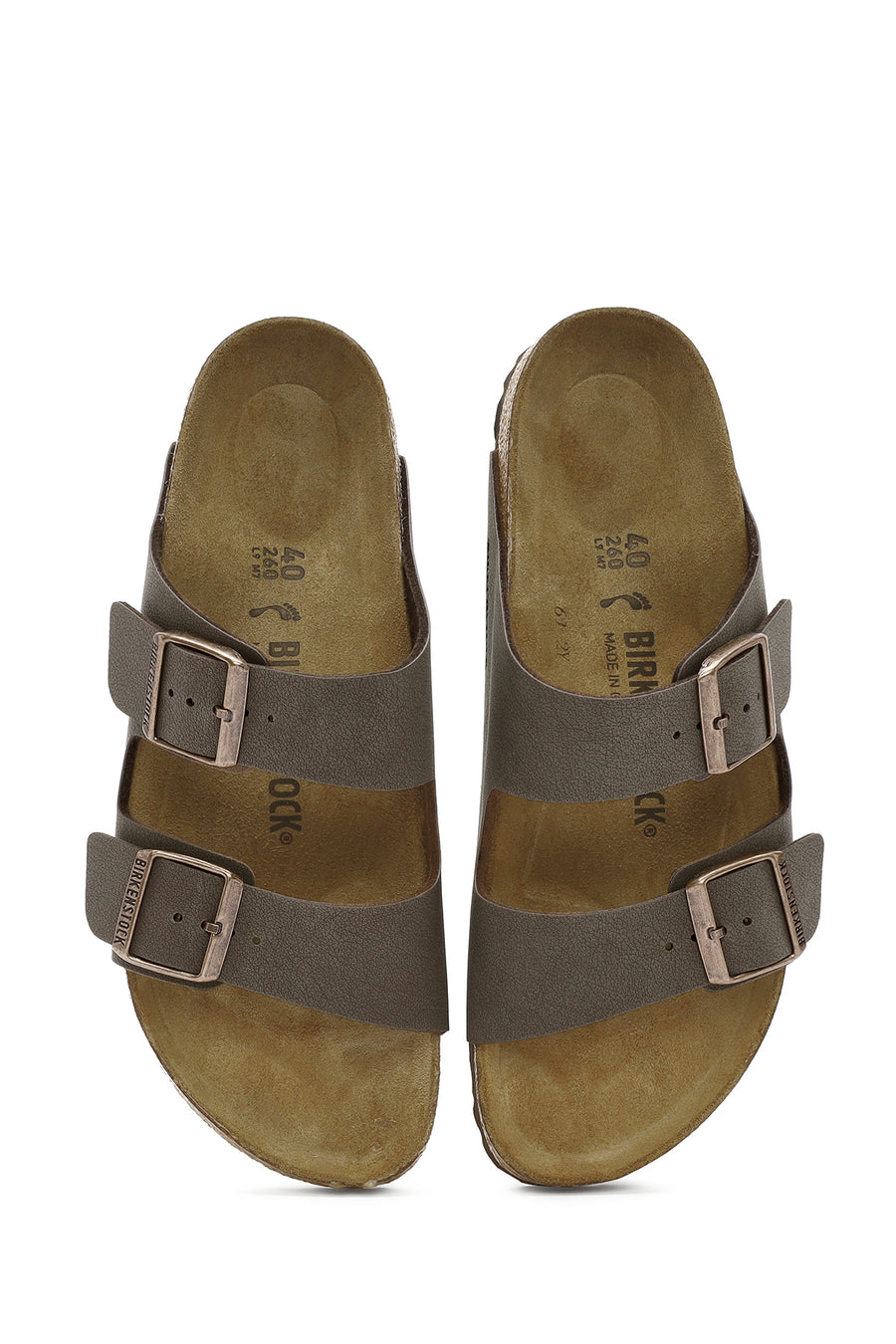 Birkenstock Kadın Kahverengi Arizona Eva Nubuk Deri Terlik