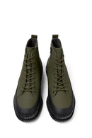 Camper Men's Khaki Pix Leather Boots | Derimod