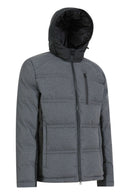 Geox Men's Gray Radente Hooded Coat | Derimod