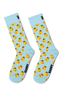 Happy Socks Male Multicolored Duck Patterned Cotton 3-Pack Sock Set | Derimod