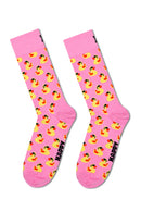 Happy Socks Male Multicolored Duck Patterned Cotton 3-Pack Sock Set | Derimod