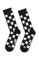 Happy Socks Male Black Patterned 3-Pack Cotton Sock Set | Derimod
