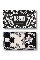 Happy Socks Male Black Patterned 3-Pack Cotton Sock Set | Derimod