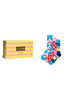 Happy Socks Woman Multicolored Patterned Cotton 3-Pack Sock Set | Derimod