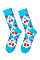 Happy Socks Woman Multicolored Patterned Cotton 3-Pack Sock Set | Derimod
