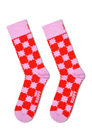 Happy Socks Woman Multicolored Patterned Cotton 3-Pack Sock Set | Derimod