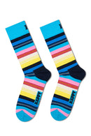 Happy Socks Woman Multicolored Patterned Cotton 3-Pack Sock Set | Derimod