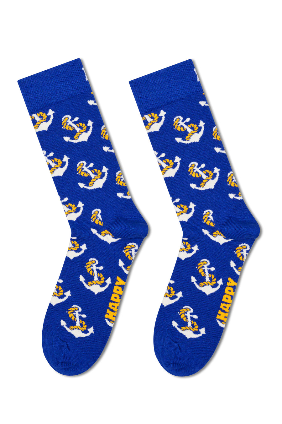 Happy Socks Woman Blue Beach-Themed Cotton 3-Pack Sock Set