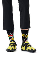 Happy Socks Male Black Star Wars Patterned Cotton Socks | Derimod