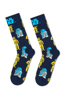 Happy Socks Male Multi-Colored Star Wars Patterned 3-Pack Sock Set | Derimod