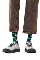 Happy Socks Male Navy Patterned Cotton Socks | Derimod