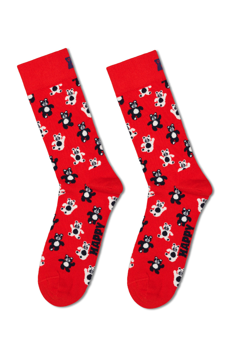 Happy Socks Woman Red Patterned Cotton Socks P003200 | Derimod