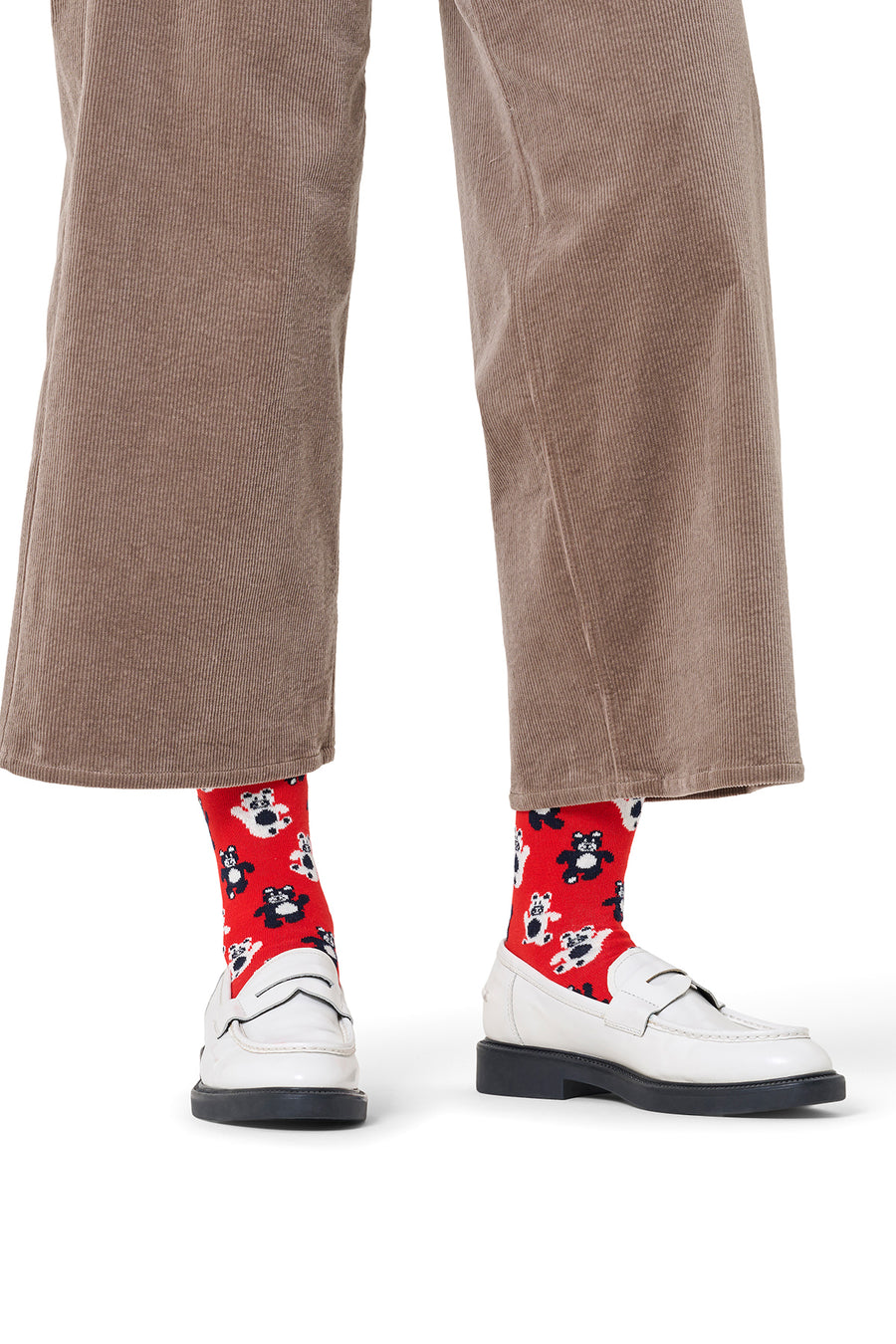 Happy Socks Woman Red Patterned Cotton Socks