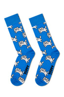 Happy Socks Male Multicolored Patterned Pack of 3 Cotton Socks Set | Derimod