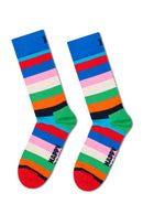 Happy Socks Erkek Çok Renkli Desenli Pamuklu 4'lü Çorap Seti | Derimod