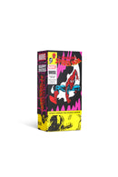 Happy Socks Male Multicolored Spider-Man Patterned Cotton 3-Pack Socks Set | Derimod