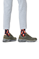 Happy Socks Male Navy Patterned Cotton Socks | Derimod