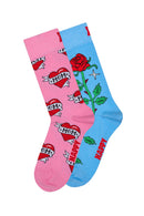 Happy Socks Woman Multicolored Patterned Cotton Socks | Derimod