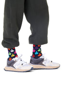 Happy Socks Woman Navy Patterned Cotton Socks | Derimod