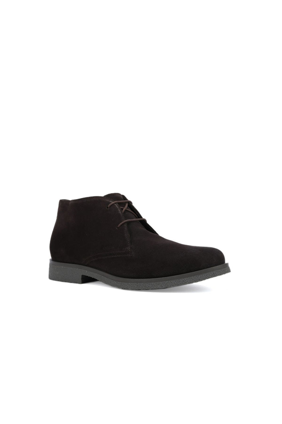 Geox Men's Brown Claudio Suede Leather Classic Boots