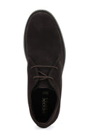Geox Men's Brown Claudio Suede Leather Classic Boots | Derimod