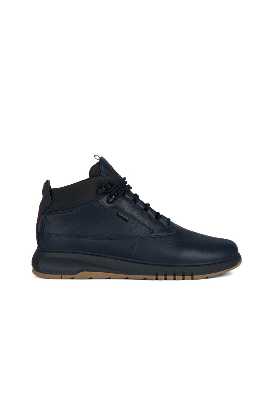 Geox Men's Navy Blue Aerantis Leather Boots U04APA0004VC4021 | Derimod