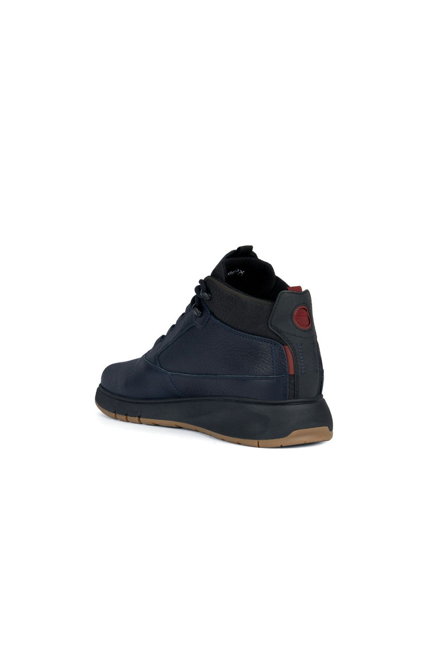 Geox Men's Navy Blue Aerantis Leather Boots