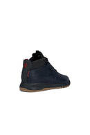 Geox Men's Navy Blue Aerantis Leather Boots | Derimod