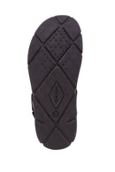 Geox Men's Black Xand 2s Leather Sandals | Derimod