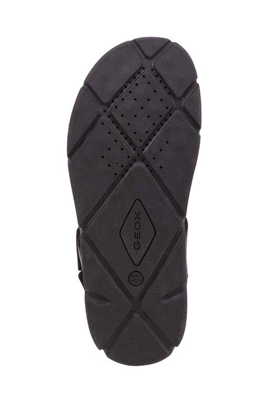 Geox Men's Black Xand 2s Leather Sandals