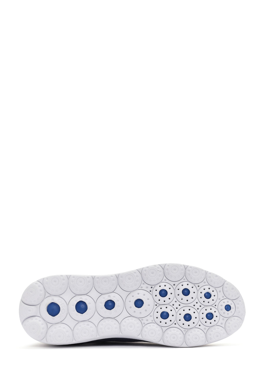 Geox Men's Blue Spherica Lace-Up Fabric Sneaker
