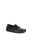 Geox Erkek Siyah Ascanio Deri Casual Loafer | Derimod