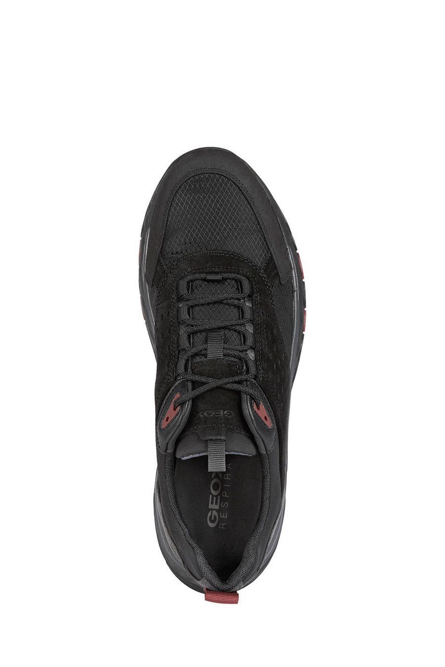 Geox Men's Black Sterrato Sneaker