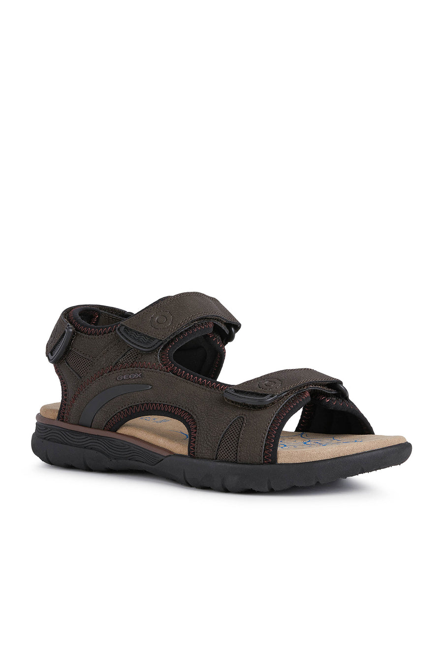 Geox Erkek Kahverengi U Spherica Ec5 Düz Sandalet