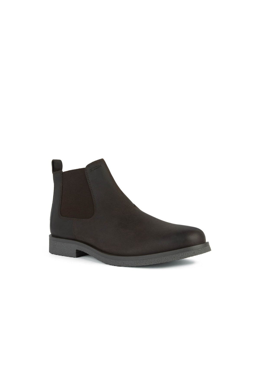 Geox Men's Brown Claudio Nubuck Leather Chelsea Boots