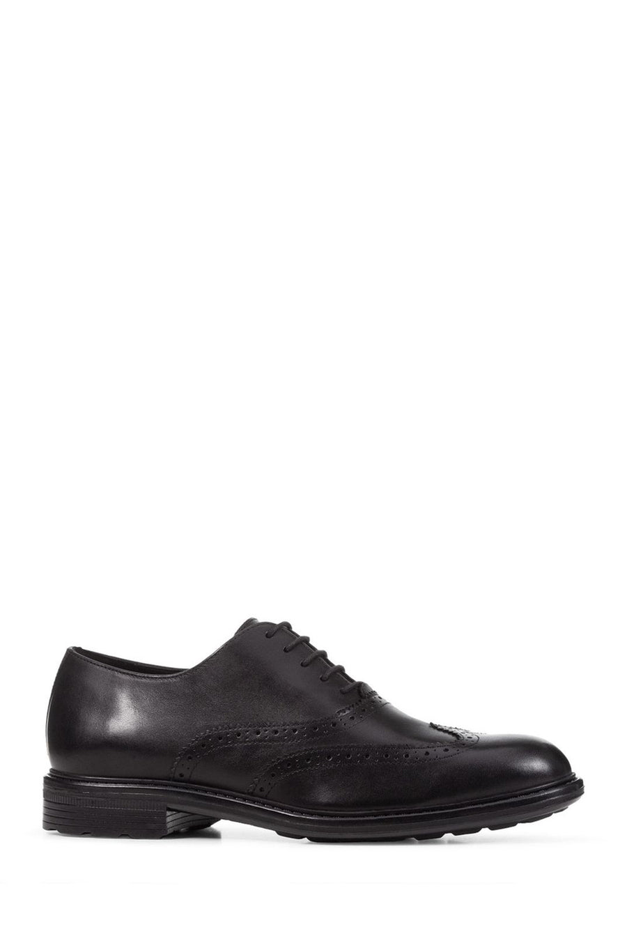 Geox Men's Black Walk Pleasure Lace-up Leather Classic Shoes U26CGE00043C9999 | Derimod